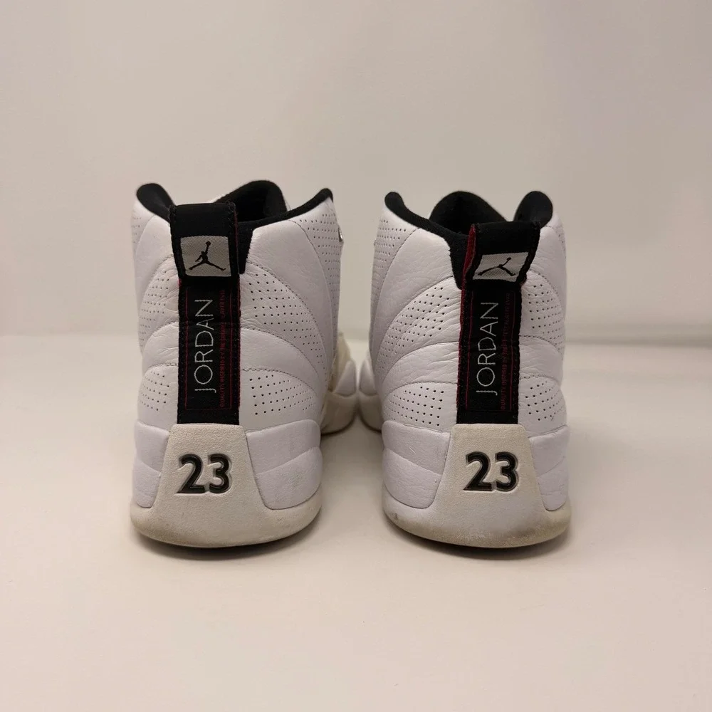 Vintage Air Jordan 12 Retro‎ Rising Sun White Red 130690-163 Sz 10.5 2009
